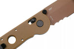 Couteau pliant CRKT M16-14XD Tanto 1614XD.CR manche 13,5cm en FRN désert
