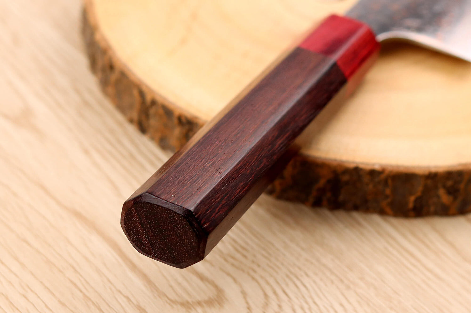 Couteau bunka 16,5cm japonais artisanal Takeshi Saji VG10 Rainbow