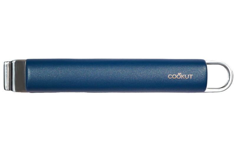 Poignée longue amovible colorée Cookut La Merveilleuse en inox - Myrtille