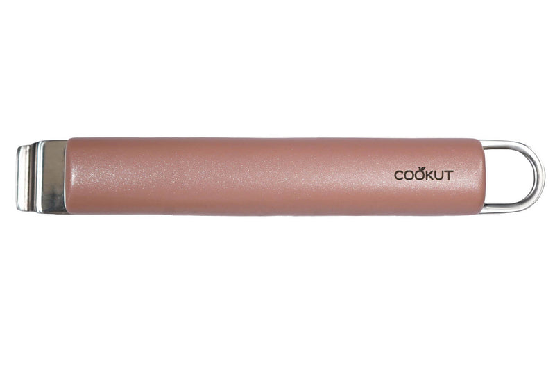 Poignée longue amovible colorée Cookut La Merveilleuse en inox - Guimauve