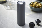 Pompe à vide automatique Peugeot Line Preserve Electric en aluminium 14cm + 2 bouchons