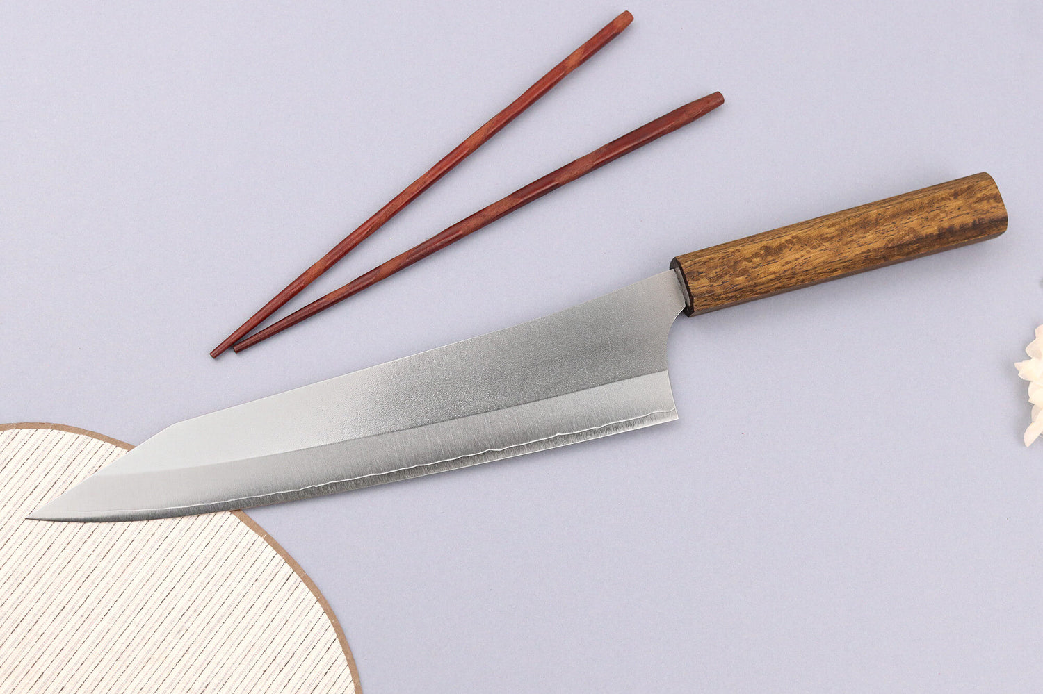 Couteau de chef 24cm japonais artisanal Yu Kurosaki Gekko San Maï