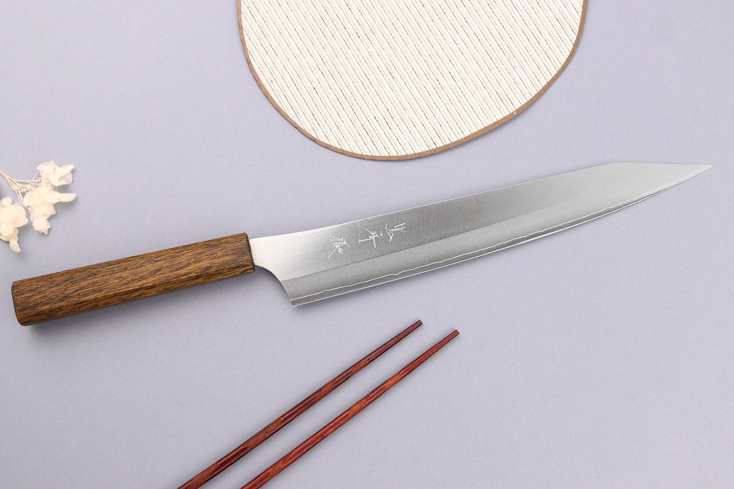 Couteau sujihiki 27cm japonais artisanal Yu Kurosaki Gekko San Maï