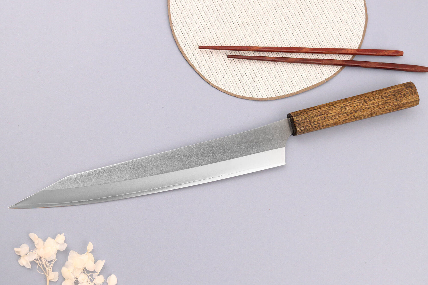 Couteau sujihiki 27cm japonais artisanal Yu Kurosaki Gekko San Maï