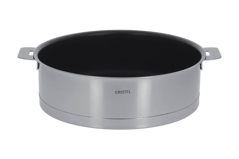 Sauteuse antiadhésive Cristel Strate Amovible en acier inox 18/10 - 24cm