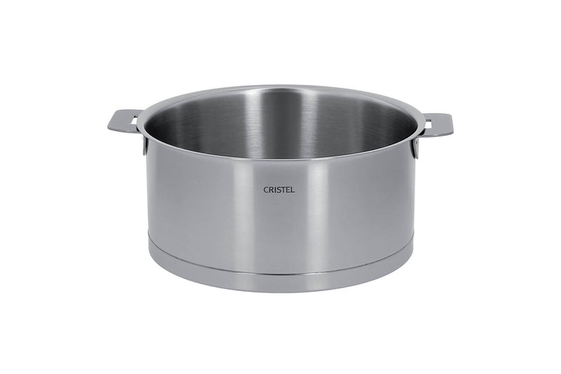 Casserole Cristel Strate Amovible en acier inox 18/10 - 12cm