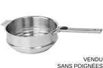 Cuit vapeur universel Cristel Strate Amovible en acier inox 18/10