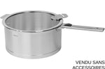 Faitout Cristel Strate Amovible en acier inox 18/10