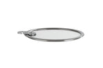 Couvercle plat Cristel Strate Amovible en verre trempé - 14cm