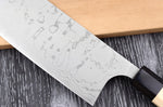 Couteau nakiri japonais artisanal Masakage Shimo 16,5cm Shirogami