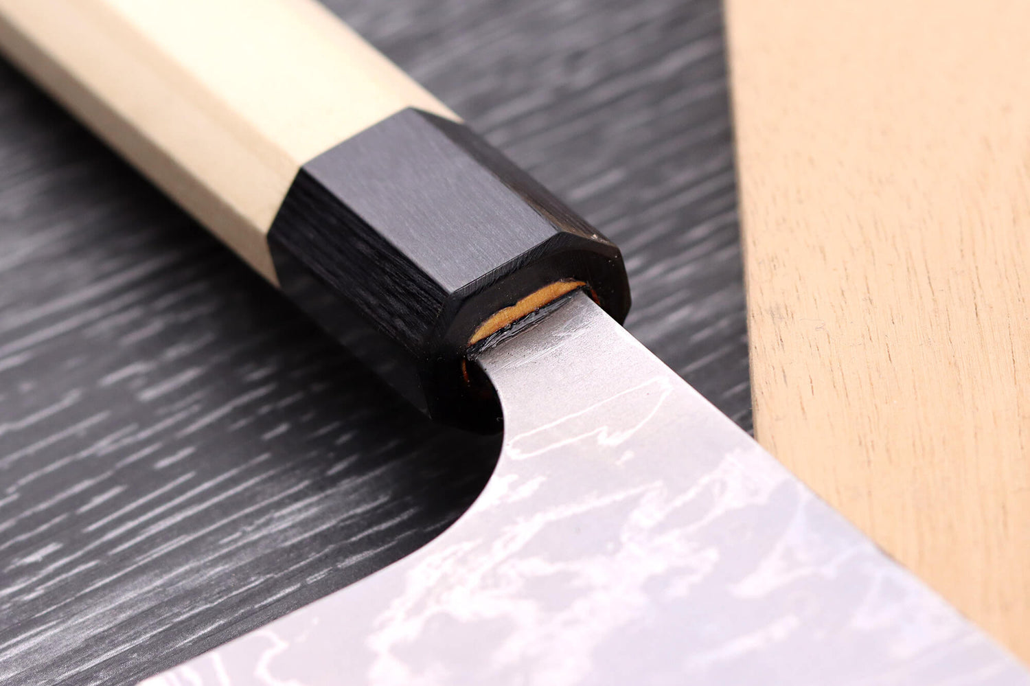 Couteau nakiri japonais artisanal Masakage Shimo 16,5cm Shirogami
