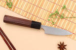 Couteau d'office japonais artisanal Shibata Koutetsu AS 8cm