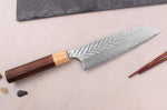 Couteau bunka 16,5cm japonais artisanal Yoshimi Kato SPG Strix V-Tsuchime
