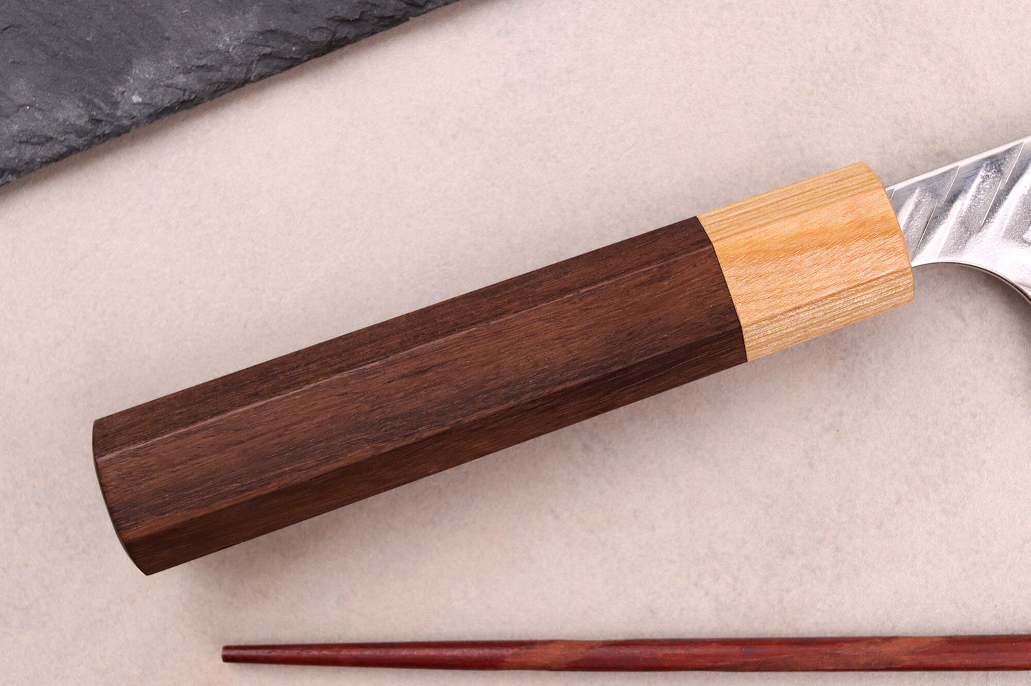 Couteau bunka 16,5cm japonais artisanal Yoshimi Kato SPG Strix V-Tsuchime