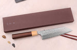 Couteau bunka 16,5cm japonais artisanal Yoshimi Kato SPG Strix V-Tsuchime