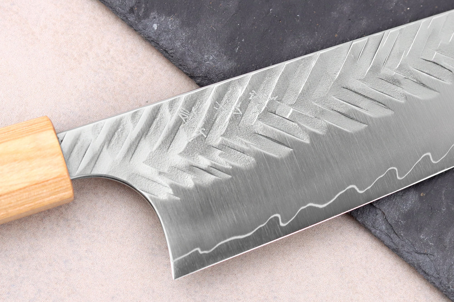 Couteau bunka 16,5cm japonais artisanal Yoshimi Kato SPG Strix V-Tsuchime
