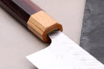 Couteau santoku 16,5cm japonais artisanal Yoshimi Kato SPG Strix V-Tsuchime