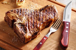 Coffret de 4 couteaux à steak Tramontina Jumbo coloris rouge