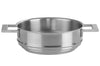 Cuit vapeur Cristel Strate Fixe universel en acier inox 18/10 - 24cm
