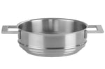 Cuit vapeur Cristel Strate Fixe universel en acier inox 18/10 - 24cm