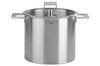 Marmite Cristel Strate Fixe en acier inox 18/10 + couvercle en verre plat - 22cm