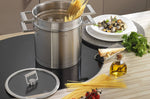 Marmite Cristel Strate Fixe en acier inox 18/10 + couvercle en verre plat - 22cm