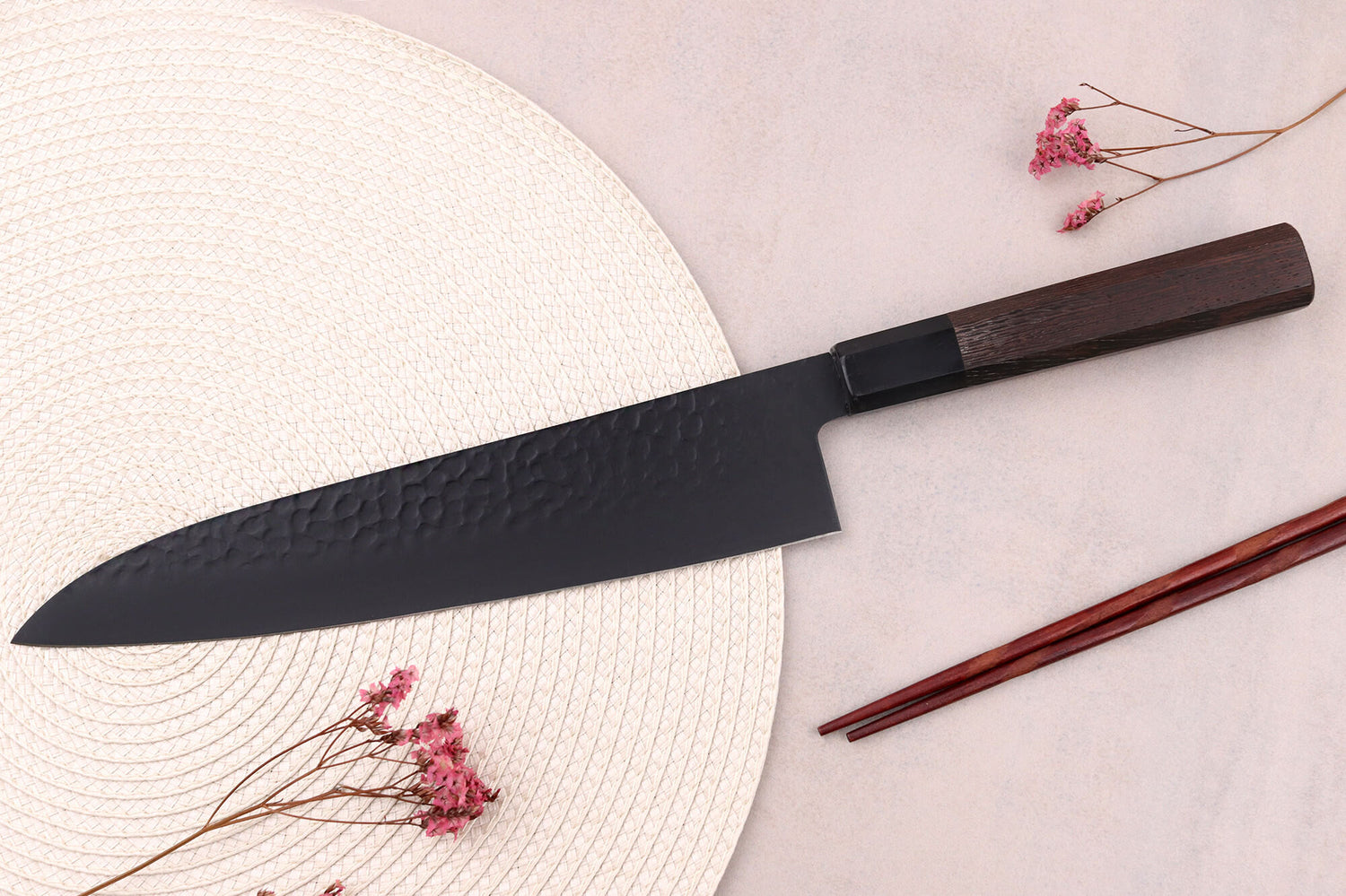 Couteau de chef 24cm japonais Sakai Takayuki Kurokage VG10 manche en wengé
