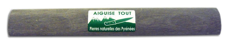 Pierre à aiguiser naturelle des Pyrénées AIGUISE TOUT ovale 23x3cm