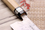 Couteau de chef 21cm japonais artisanal Fujiwara Maboroshi manche en magnolia