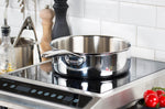 Sauteuse Cristel Castel'Pro en acier inoxydable 18/10 5 ply - 24cm