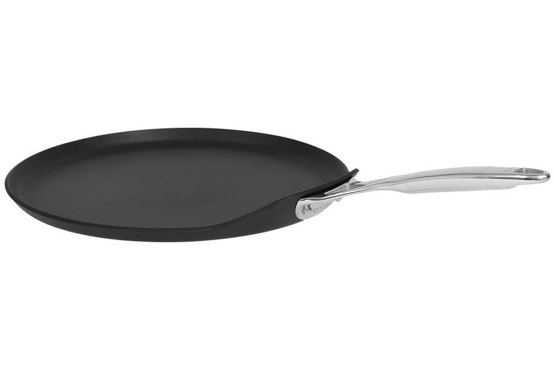 Poêle à crêpes antiadhésive Cristel Castel'Pro Ultralu® 28cm en aluminium forgé et revêtement Ceraliss+