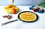 Poêle à crêpes antiadhésive Cristel Castel'Pro Ultralu® 28cm en aluminium forgé et revêtement Ceraliss+