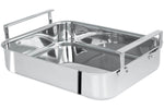 Plat à four Cristel 30x22cm trilaminé en acier inoxydable 18/10