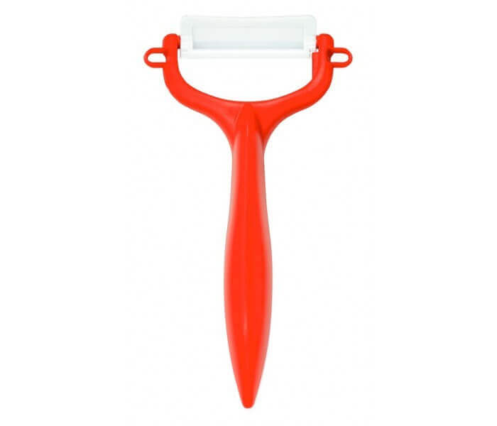 Coffret Kyocera couteau 11cm et Eplucheur vertical manche rouge