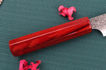 Couteau universel japonais artisanal Kei Kobayashi SG2 Damas Heptagone 15cm