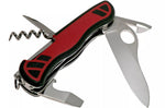 Couteau suisse Victorinox Forester M Grip rouge et noir bi-matière 111mm 10 fonctions