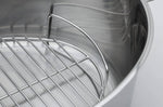 Faitout ovale Cristel Mutine amovible 30cm + grille en inox et couvercle en verre