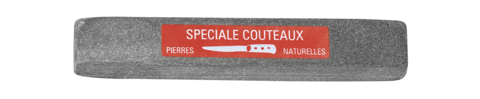 Pierre à affûter naturelle des Pyrénées SPECIALE COUTEAUX 16cm