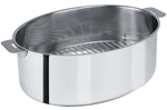Faitout ovale Cristel Mutine amovible 30cm + grille en inox