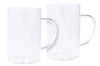 Set 2 tasses à café Cristel en verre borosilicate
