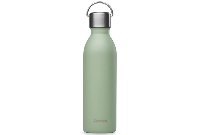 Bouteille isotherme Qwetch Active inox recyclé 1000ml – 4 coloris - Vert tilleul