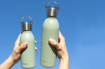 Bouteille isotherme Qwetch Active inox recyclé 1000ml – 4 coloris - Vert tilleul
