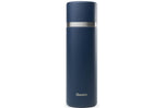 Thermo isotherme Qwetch Matt inox recyclé 750ml – 4 coloris - Bleu marine