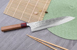 Couteau de chef japonais artisanal Yu Kurosaki Sasame acier cobalt 24cm