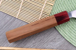 Couteau de chef japonais artisanal Yu Kurosaki Sasame acier cobalt 24cm