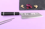 Couteau bunka 16,5cm japonais artisanal Yuzo Kanko Damas SG2