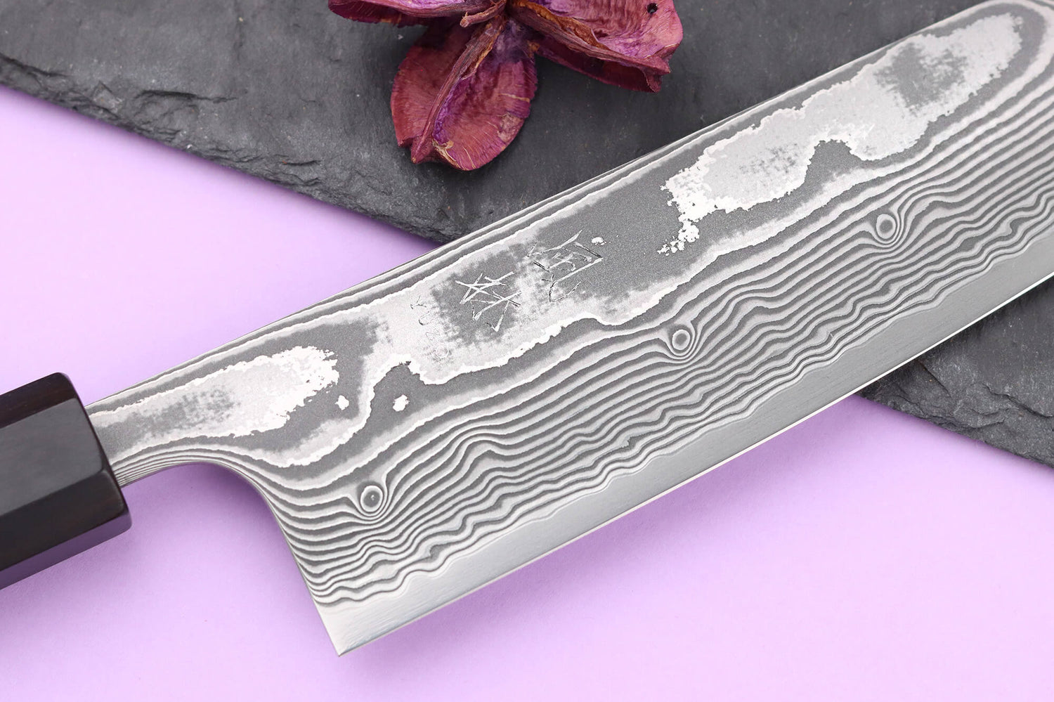 Couteau bunka 16,5cm japonais artisanal Yuzo Kanko Damas SG2