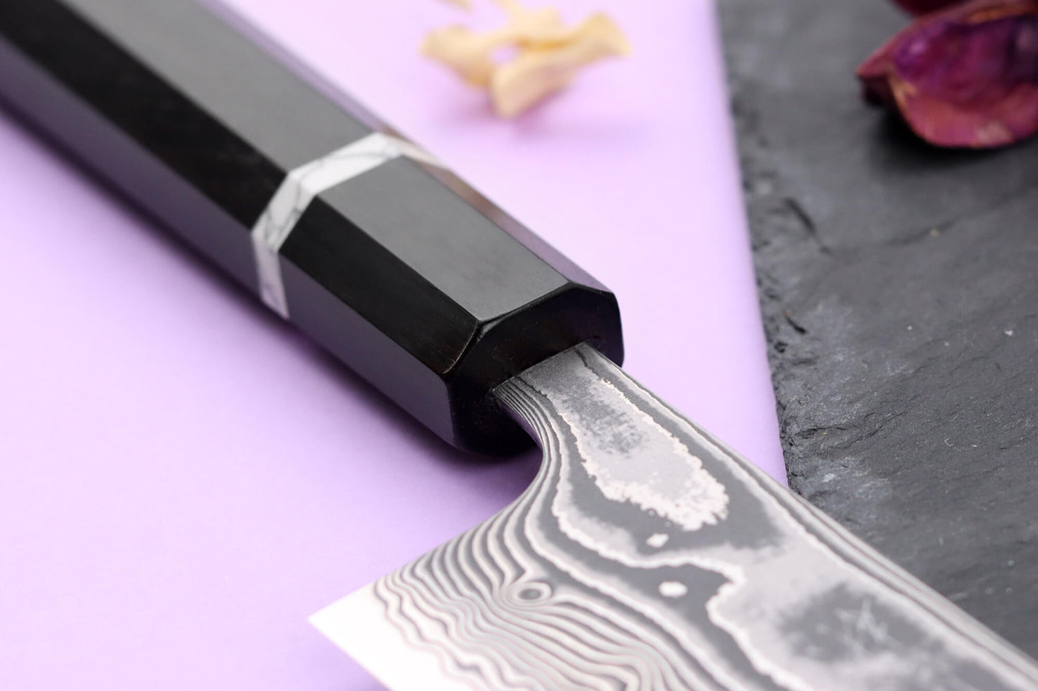 Couteau bunka 16,5cm japonais artisanal Yuzo Kanko Damas SG2