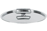 Couvercle Cristel Castel'Pro brillant en acier inoxydable 18/10