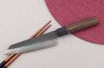 Couteau bunka 14,5cm japonais Shizu Hamono Gen VG10 damas